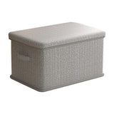 Maxbell Storage Box Foldable with Lid Washable Storage Bin for Sundries Toys Blanket Medium