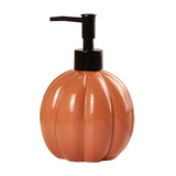 Maxbell Halloween Pumpkin Soap Dispenser Hand Lotion Bottle for Countertop Dorm Home Orange and Black