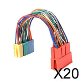 Maxbell 20xMini ISO 20Pin Plug Extension CD Harness Cable Adapter for VW Audi A2 A3 A4
