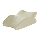 Maxbell Wedge Pillow Leg Position Pillows Soft Face Down Pillow for Waist Home Back Beige