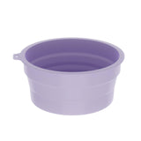 Maxbell Foldable Face Basin Convenient Washing Basin Wash Bowl for RV Outdoor Hiking Purple