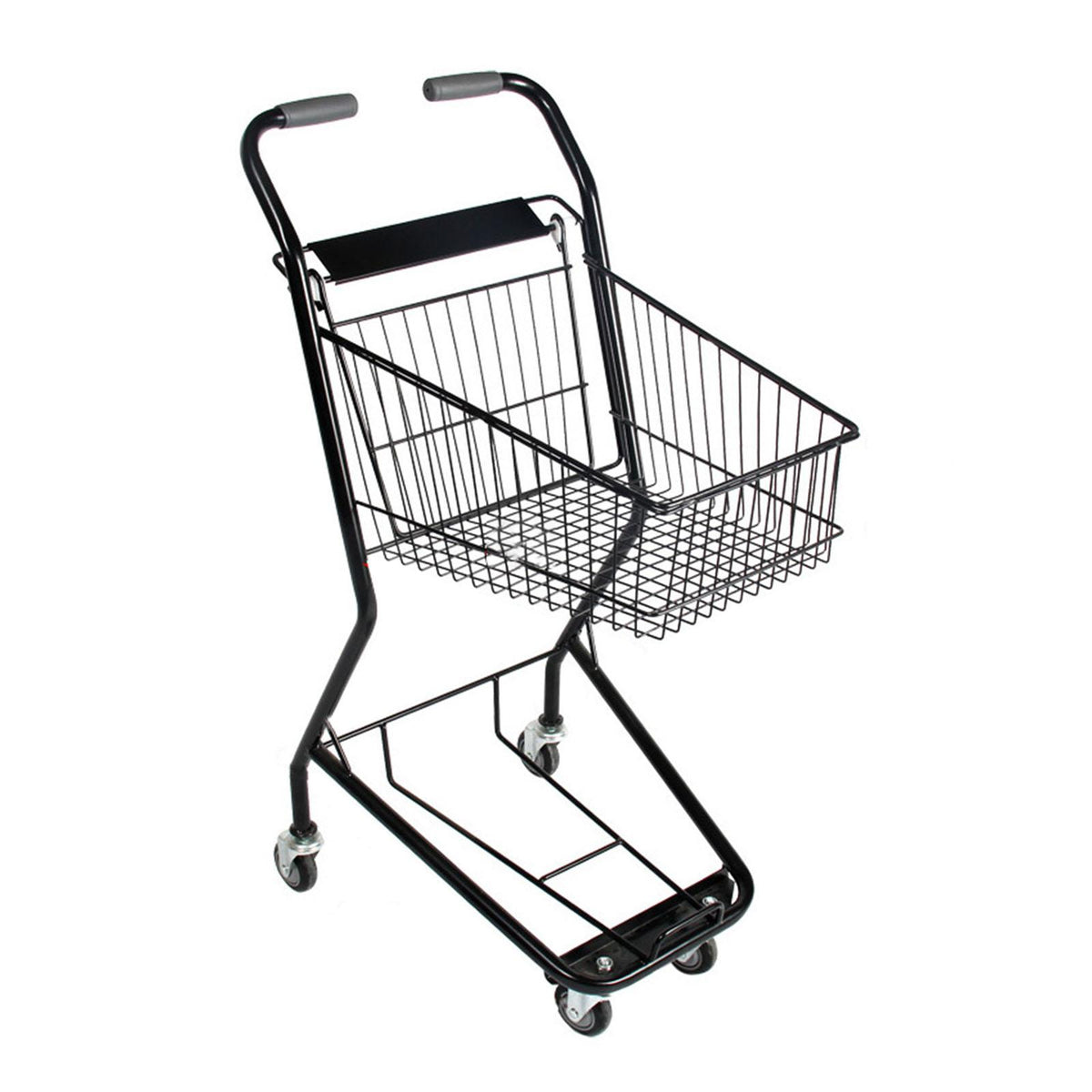 Maxbell Shopping Cart Two Layers Multipurpose Trolley for Kitchen Supermarket with Basket