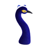 Maxbell Peacock Mannequin Head Desktop Figurine for New Year Bridal Shower Birthday Blue