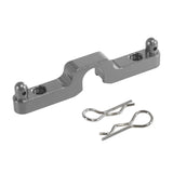 Aluminum Alloy Rear Body Pillar Rear Dust Cover Bracket for 14302 1:14 14301 Titanium color