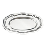 Maxbell Dinner Plate Versatile Modern Jewelry Plate Oval Tray for Wedding Cafe Fruit 21.5cmx14cm