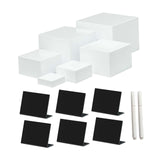 Maxbell 6Pcs Acrylic Boxes for Display Containers for Toys Figures Craft Shows Dolls