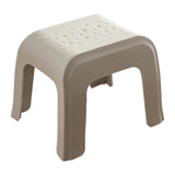 Maxbell Step Stool Stable Lightweight Shower Stool for Bedside Living Room Apartment Light Gray