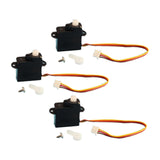 Maxbell 3Pcs RC Heclicopter Servo Set DIY Parts Accessories for Wltoys XK K127 K110S