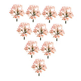 Maxbell 10x Miniature Trees Supplies Decor Sand Table Fake Plants Landscape Ornament 9 cm Height