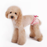 Maxbell Maxbell Pet Dog Puppy Female Sanitary Clothes Physiological Shorts Diaper Pink L