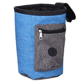 Maxbell Maxbell Small Pet Dog Snack Waist Pouch Dog Food Snack Treat Training Pouch Blue
