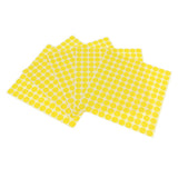 Maxbell Maxbell 5 Sheets Essential Oil Bottle Cap Stickers Self Adhesive Labels Round Yellow
