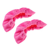Maxbell Ice Hockey Figure Skate Terry Blade Covers Soakers Guards Cleaner Pink