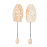Maxbell 1 Pair Coil Spring Shoe Shapers Stretcher Cedar Wood Shoe Tree Unisex Small