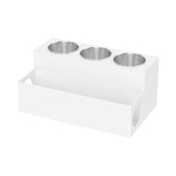 Maxbell Hair Brush Storage Stand Hair Tool Organizer for Curling Iron Kitchen Vanity White