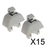 Maxbell 15x2pack Replace Auto Sun Visor Hook Bracket for Audi A6 C6 for VW Passat Polo