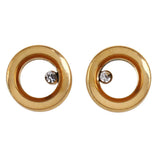 Maxbell Stainless Steel Screw Ear Gauges Flesh Tunnels Plugs Stretchers 10mm Gold - Aladdin Shoppers