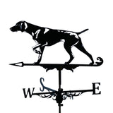 Maxbell 2pcs Weather Vane Black Hound for Practical Farm Home Outdoor Garden Crafts