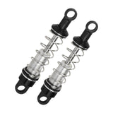 Maxbell 2 Pieces RC Car Shock Absorbers 1:12 Replace RC Shocks for D90 MN168 MN99sv2 Black