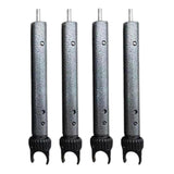 Maxbell 4x Utility Wagon Table Pole Fittings Lifting Tube for Fishing Hiking Camping M6 Nuts
