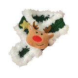 Maxbell Pet Winter Neck Warmer Dog Christmas Knitted Scarf for Small Dogs Puppy Cats Green M