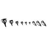 Maxbell 9pcs Boat Fishing Rod Guides Tip Repair Kit Big Jigging Heavy Duty Guides - Aladdin Shoppers