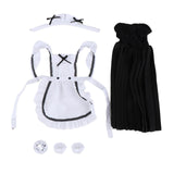 Maxbell 1/6 Scale Figure Doll Maid Dress Set Outfit for 12'' Action Figures