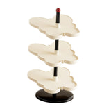 Maxbell Vertical Shoe Rack Corner Storage Organizer for Apartment Dormitory Entryway 3 Tier White