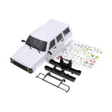Maxbell RC Car Body Shell Sturdy with Front Rear Bumper for 1:18 RC Hobby Car Trucks Unpainted
