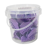 Maxbell 30 Pieces Clips Hairdresser Salon Styling Tools Hair Curler Claw Clamps M Violet