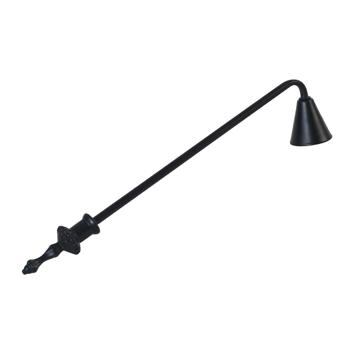 Maxbell Candle Snuffer Accessory 23cm Long Handle Multifunctional Wick Flame Snuffer Black