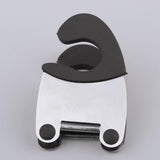 Maxbell Maxbell Stainless Steel Spoon Holder Pot Clip Scoop Clamp Tongs Holder Black