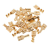 Maxbell 2x25 Pieces Brass Crimp Terminal Cable Locking Female Spade Connector 9.5mm