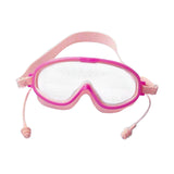 Maxbell Kids Swimming Goggles Waterproof Lightweight Wide View Portable Soft Eyewear Pink
