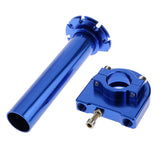 Maxbell Maxbell Universal CNC Alloy Accelerator Throttle Handle Grip Blue