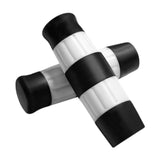 Maxbell Motorcycle Handle Grips for 1 inch Handlebars TPU Covers Black White