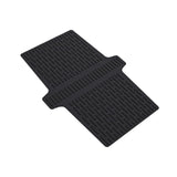 Maxbell Kitchen Sink Saddle Protector Silicone Flexible Glassware Dishes Divider Mat Black