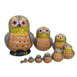 Maxbell Wooden Russian Nesting Dolls Babushka Matryoshka Toys #6 - Aladdin Shoppers
