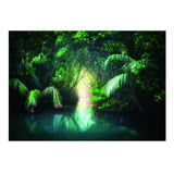 Maxbell Maxbell 3D HD Print Single Adhesive Picture Backdrop for Fish Tank Aquarium 76x46cm