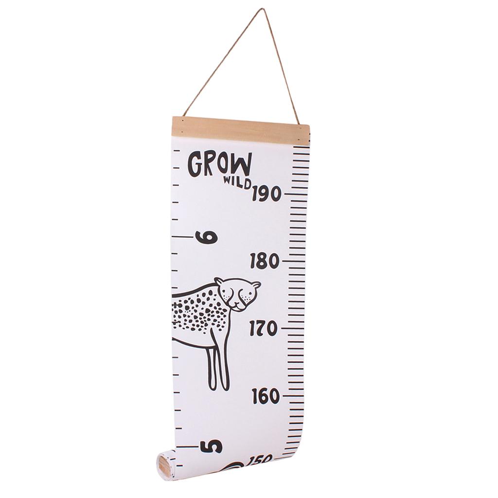 Maxbell Maxbell Kids Growth Height Chart Ruler Wall Ruler Height Poster Bedroom Decoration C