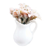 Maxbell Miniature Dollhouse Plant Dollhouse Decor for Living Room Balcony Decoration pink