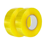 Maxbell Maxbell 2 Pieces Packing Tape 196 Yard Clear Packing Tape for Warehouse Box Pet Hair Clear Yellow