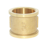 Maxbell Brass Double Head Hoop connector Water Pipes Threaded Fittings #3 1.2" - Aladdin Shoppers