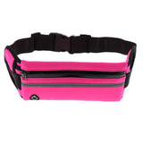 Maxbell Maxbell Waterproof Running Jogging Belt Bum Waist Pouch Fanny Pack Hot Pink