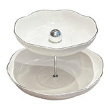 Maxbell Party Serving Platter Storage Dessert Stand for Banquet Birthday Wedding small and medium