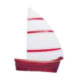 Maxbell 1/64 Miniature Sailboat Collection Ornament Dollhouse Accessories Small Boat