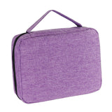 Maxbell Watch Band Storage Case Compact Travel Use for 20 Watch Straps Carrying Case Violet