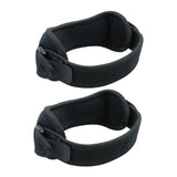 Maxbell 2 Pieces Breathable Patella Strap Adjustable Squats Patella Stabilizer Strap Silicone