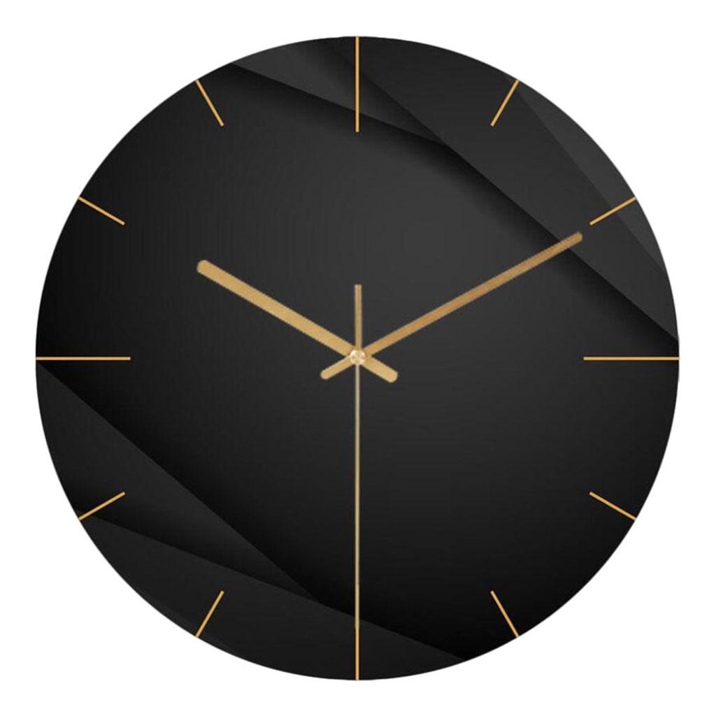 Maxbell Maxbell 30cm Wall Clock Silent Home Bedroom Decor Precise Easy to Read C