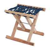 Maxbell Folding Stool Wooden Lightweight Home Furniture Multiuse for Yard Travel BBQ 26cm